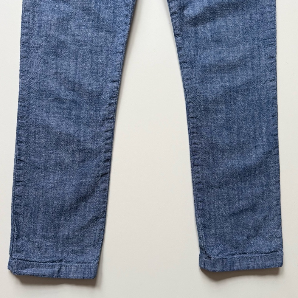 Boden Kids' Unisex Smart Chambray Pull-On Pants - Size 10 - Picture 4 of 10
